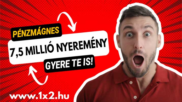 🧲 Pénzmágnes: 6 nap 170.300 Ft nyeremény ❗ 💰 💰 - 1x2.hu - Tippmix tippek