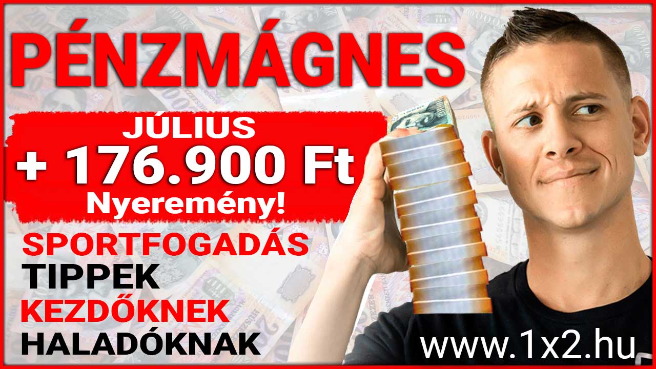 🧲 Pénzmágnes: 6 nap 170.300 Ft nyeremény ❗ 💰 💰 - 1x2.hu - Tippmix tippek