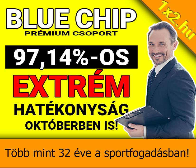 Blue Chip: 63/62 - Bomba formában októberben is! 🚀💰  - 1x2.hu - Tippmix tippek