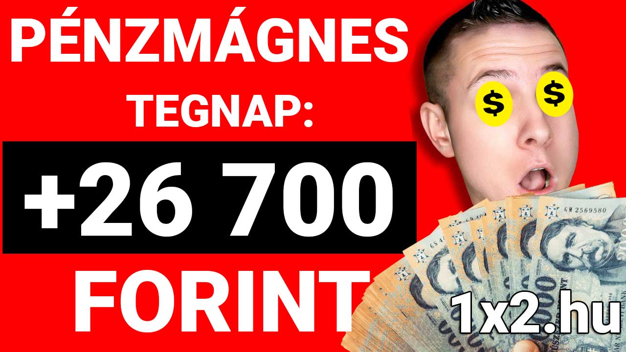 🧲 PÉNZMÁGNES: Te mennyit kerestél júliusban ❓ ❓ ❓  Mi eddig +192.500 Ft-ot  ❗ ❗ ❗ - 1x2.hu - Tippmix tippek