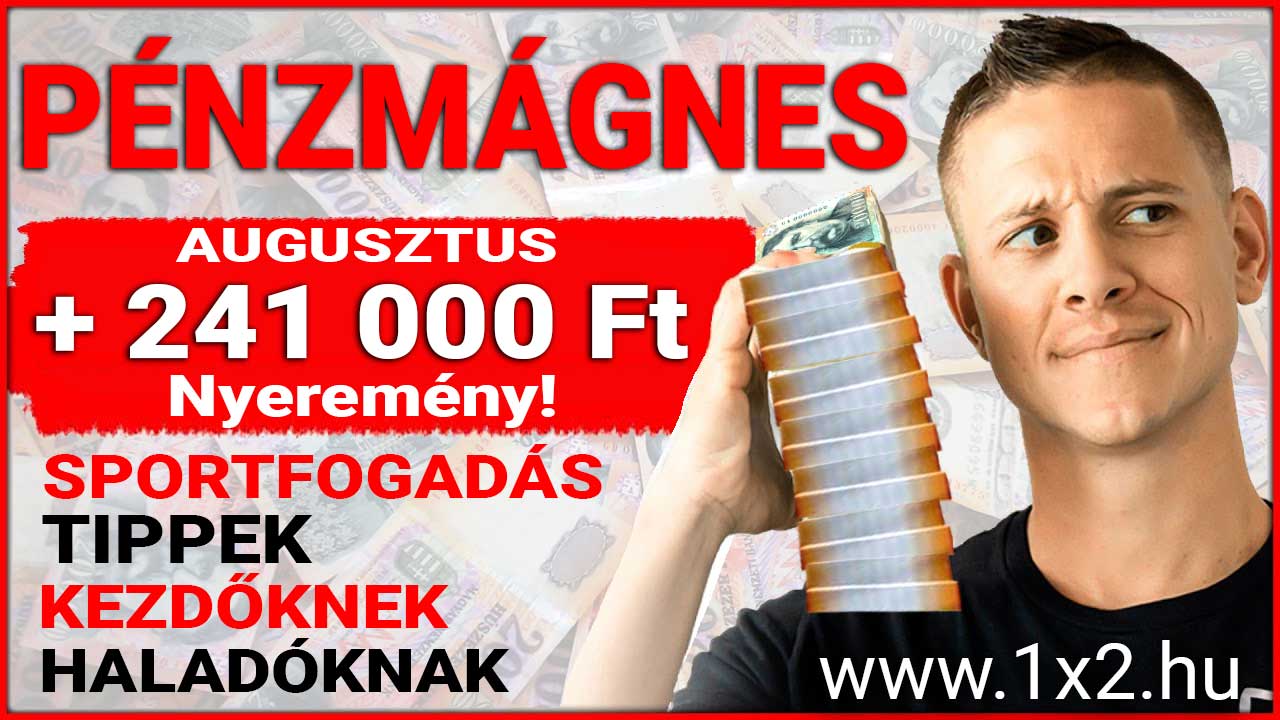 🧲 PÉNZMÁGNES: 2 nap több mint 80.000 Ft nyeremény ❗ ❗ ❗ Tarts velünk te is ❗ ❗ ❗ - 1x2.hu - Tippmix tippek