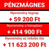 Pénzmágnes: Már 414.900 Ft nyereménynél járunk októberben! Tarts velünk! - 1x2.hu - Tippmix tippek