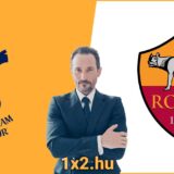 Az 1x2.hu grafikája Tottenham Hotspur és Roma logókkal, üzletemberrel. Fedezd fel a legjobb Tippmix tippeket, sportfogadás tippekért és ingyenes Tippmix stratégiákért látogass el oldalunkra!